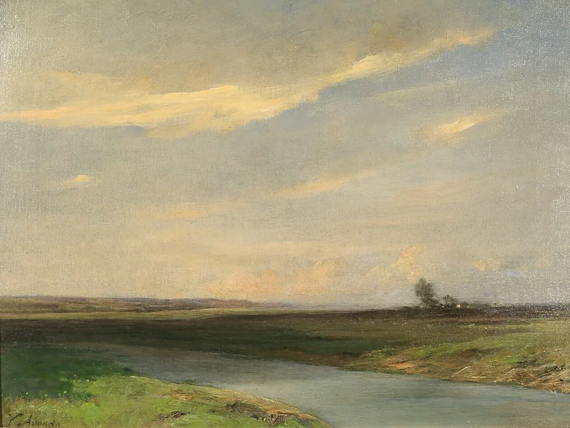 1836-Vittorio Avondo - Paesaggio